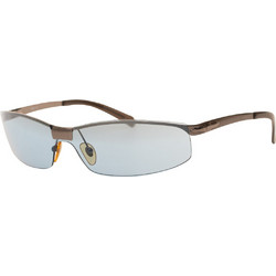 Persol PO2164S 587/7C Ανδρικά Γυαλιά Ηλίου Ορθογώνια Μεταλλικά Καφέ με Γκρι Καθρέπτη Φακό
