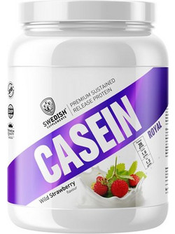 Swedish Supplements Casein Royal Wild Strawberry Πρωτεΐνη 920gr