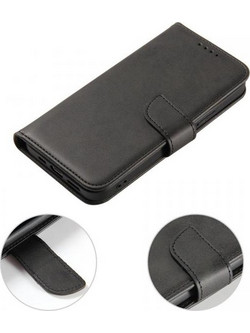 Θήκη κινητού Hurtel Magnet Cover for TCL 30 SE Flip Cover Wallet Stand Black