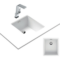 Teka Radea R10 35.40 M-TG Νεροχύτης Inox White 40.6x45.6cm