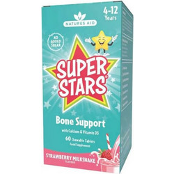 Natures Aid Bone Support 60 Μασώμενα Δισκία