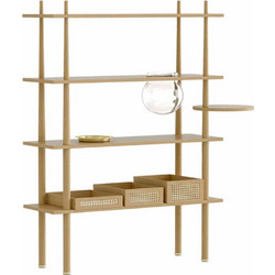 Ραφιέρα Stories 5621C5621-4 110x35x148cm Oak Umage