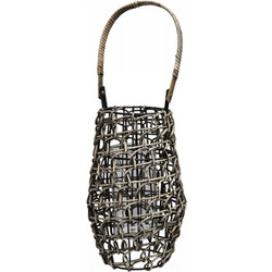 SIA ΦΑΝΑΡΙ ΜΙΚΡΟ ΜΕΤΑΛΛΙΚΟ ΜΕ ΞΥΛΟ 20cm Χ 41cm