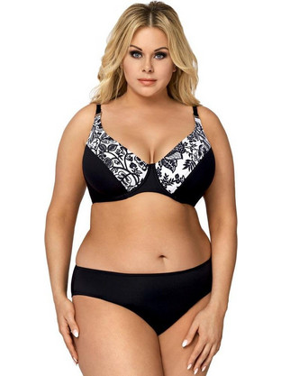 Lorin Bikini Set με Ενίσχυση Μαύρο L-3068