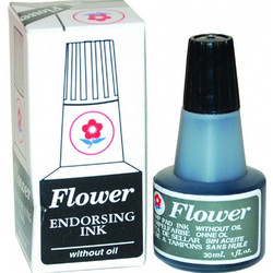 Μελάνι για Ταμπόν Flower Μπλε 30ml
