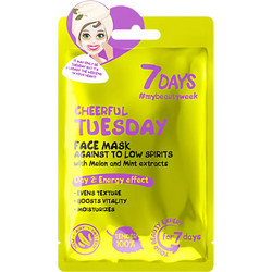 7Days Cheerful Tuesday Energy Effect Sheet Μάσκα Προσώπου 28gr