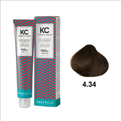 Faipa Perfecta Creme Color Pro Line 4.34 Καστανό Ημιμόνιμη Βαφή Μαλλιών Χωρίς Αμμωνία 70ml