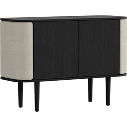 Μπουφές Treasures Horizons S 5106C709-02 109x43x75cm Black Oak-Sand Umage Ατσάλι,Ξύλο