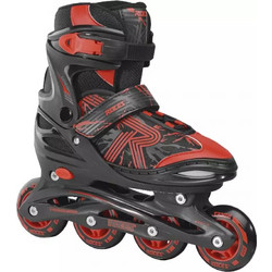 Roces Jokey 3.0 Inline Αυξομειούμενα Rollers Παιδικά Μαύρα Κόκκινα