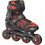 Roces Jokey 3.0 Inline Αυξομειούμενα Rollers Παιδικά Μαύρα Κόκκινα