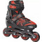 Roces Jokey 3.0 Inline Αυξομειούμενα Rollers Παιδικά Μαύρα Κόκκινα