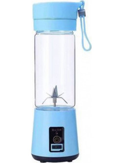 HM-03 Φορητό Μπλέντερ για Smoothie 380ml Μπλε