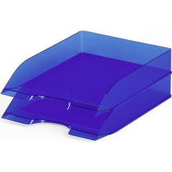 Durable Δίσκος Εγγράφων Διάφανος Πλαστικός Μπλε 33.7x25.3x6.3cm 1701673540