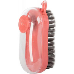 Βούρτσα Πλυσίματος με Δοσομετρητή Σαπουνιού και 3 Ανταλλάξιμες Κεφαλές, Washing Brush Κόκκινο - Aria Trade