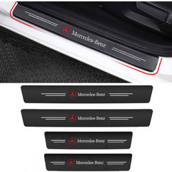 Διακοσμητικά Εσωτερικά Μασπιέ Πόρτας Carbon Look Mercedes Αυτοκόλλητα 4 Τεμάχια