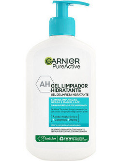 Garnier Pure Active Moisturizing Cleansing Ενυδατικό Gel Καθαρισμού Προσώπου 250ml