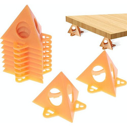 10pcs/Pack Woodworking Paint Pyramid Stands Cone Support Stand(Champagne) (OEM)