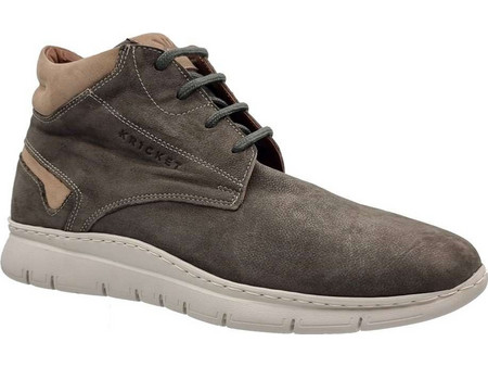 Kricket Ανδρικά Μποτάκια Suede Ανθρακί 23X-3007