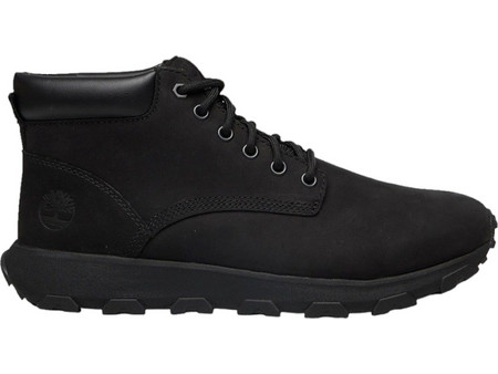 Timberland Ανδρικά Μποτάκια Δερμάτινα Μαύρα TB0A5Y6W001