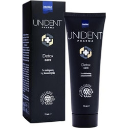 InterMed Unident Pharma Detox Care Οδοντόκρεμα Ενεργού Άνθρακα 75ml
