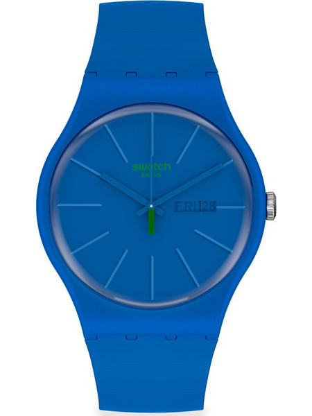 Swatch Beltempo Ανδρικό Ρολόι με Μπλε Καουτσούκ Λουράκι SO29N700