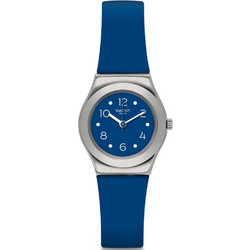 Swatch Γυναικείο Ρολόι με Μπλε Καουτσούκ Λουράκι YSS309