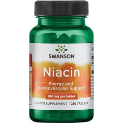 Swanson Niacin 100mg 250 Ταμπλέτες