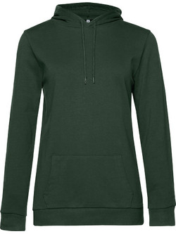 B & C French Terry WW04W Γυναικείο Φούτερ Forest Green
