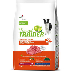 Natural Trainer Medium Adult Beef 3kg
