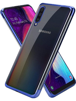 Θήκη Samsung Galaxy A50 / A30s / A50s Σιλικόνης Διάφανη New Electro Tpu-Blue