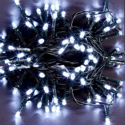 Epam 1000 Λαμπάκια Χριστουγεννιάτικα LED σε Σειρά Ψυχρό Λευκό 53m με Πράσινο Καλώδιο