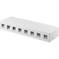 GOOBAY Keystone κυτίο 79426 για 8x θύρες δικτύου σε λευκό χρώμα - 79426