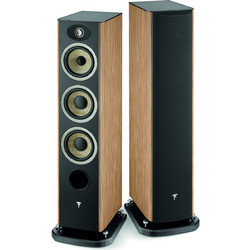 Focal Aria Evo X No2 Ζεύγος Ηχείων Hi-Fi Δαπέδου 250W 3 Δρόμων Prime Walnut
