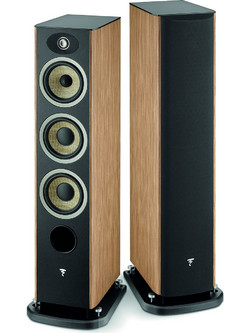 Focal Aria Evo X No2 Ζεύγος Ηχείων Hi-Fi Δαπέδου 250W 3 Δρόμων Prime Walnut