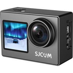 SJCAM SJ4000 Dual Screen Action Camera 4K Ultra HD με WiFi και Οθόνη 2" Μαύρη