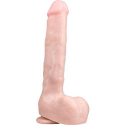 EasyToys Ρεαλιστικό Dildo με Βεντούζα & Όρχεις 29.5cm Flesh