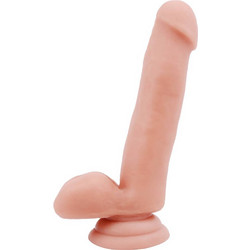 Dream Toys Mr Dixx Dual Density Ρεαλιστικό Dildo με Βεντούζα & Όρχεις 18cm Flesh
