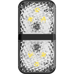 BASEUS LED Προειδοποίησης Ανοιχτής Πόρτας Αυτοκινήτου 2τμχ Μαύρο
