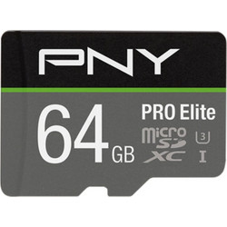 PNY Pro Elite microSDXC 64GB U3 UHS-I 100MB/S