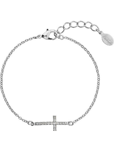 Χειροποίητο βραχιόλι σταυρός με κρύσταλλα Swarovski (F1058)