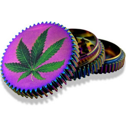 Grinder Τρίφτης 50mm Μεταλλικός Σχέδιο Γρανάζι Leaf Sprocket - 3 Parts