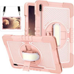 Techsuit StripeShell 360 Pink (Galaxy Tab S7/Tab S8)