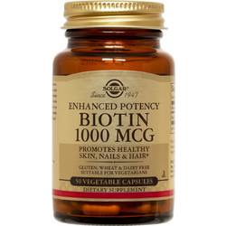 Solgar Biotin 1000μg 50 Κάψουλες
