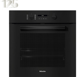 Miele H 2861-1 BP Black Φούρνος Ηλεκτρικός Άνω Πάγκου 76lt με Πυρόλυση 59.5cm