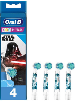 Oral-B Stages Power Star Wars Ανταλλακτικές Κεφαλές Παιδικής Ηλεκτρικής Οδοντόβουρτσας 4τμχ