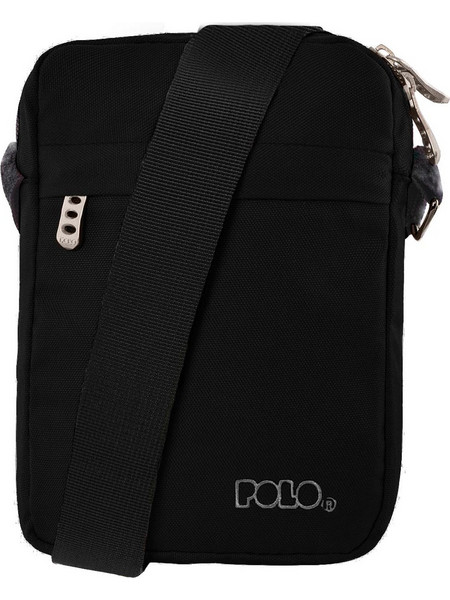 Polo Ανδρική Τσάντα Ώμου / Χιαστί Μαύρη 907101-2002