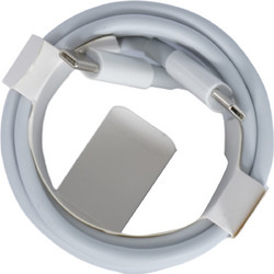 Καλώδιο Τροφοδοσίας Type-C Male to Type-C Male 1m. Λευκό (Κωδ.1-DCCRD025 )