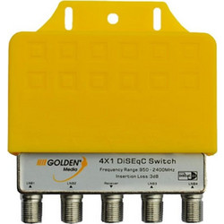 GOLDEN MEDIA GM410 4/1 OUT DISEqC