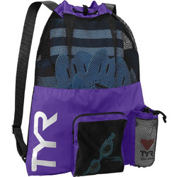 TYR Big Mesh Mummy Τσάντα Πλάτης Κολυμβητηρίου Μωβ