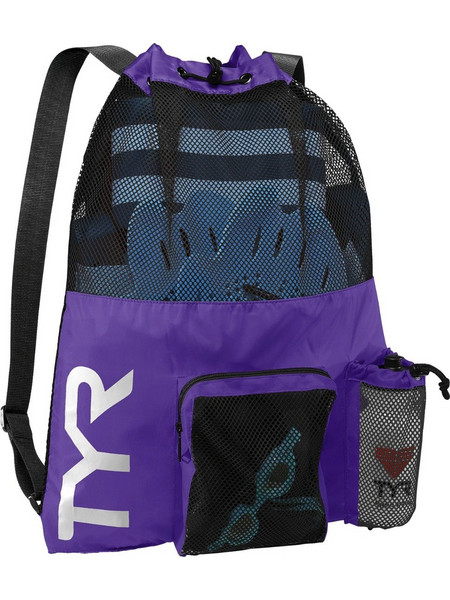 TYR Big Mesh Mummy Τσάντα Πλάτης Κολυμβητηρίου Μωβ